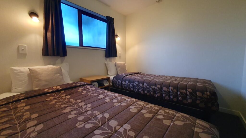 Twin room accommodation for sports teams in Christchurch